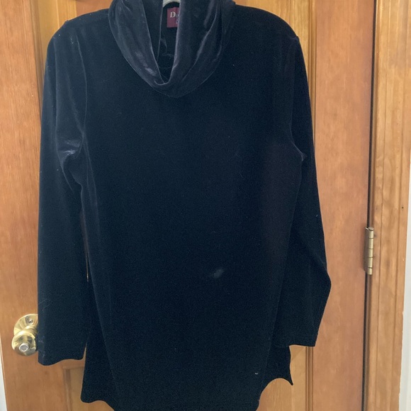 Skirt and cowl neck top large denim and co - Picture 5 of 13